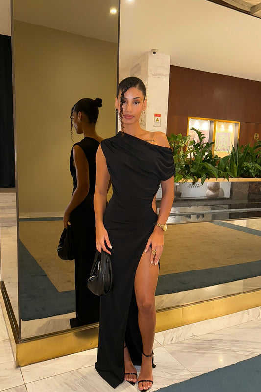 Maxi Dress Keep Walking - Black
