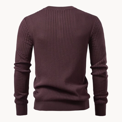 Zalecta | Ribbed Henley Shirt