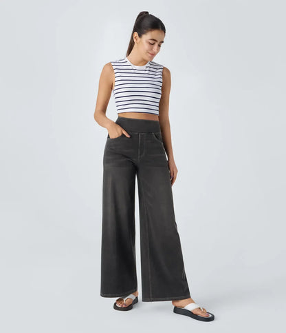 Éva - Comfortable High-Waisted Trousers