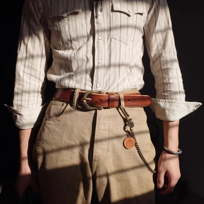 Full Grain Leather Ironhide Belt