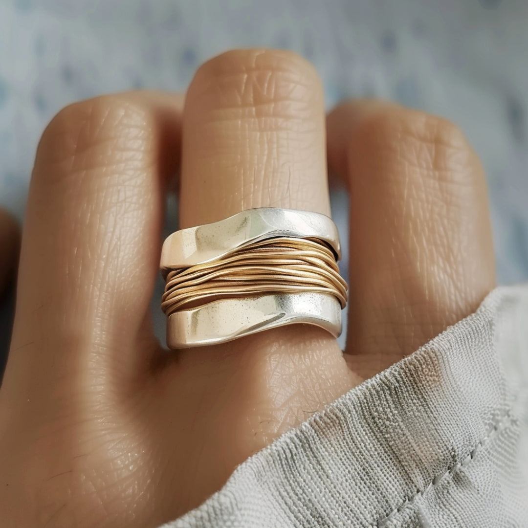 Silver-plated Wire Ring