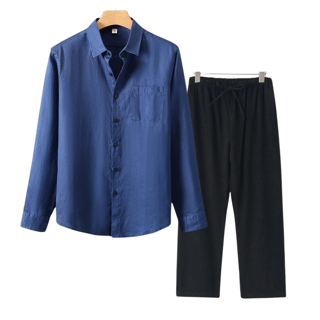 Aulier™ Linen Set (Long Sleeves)