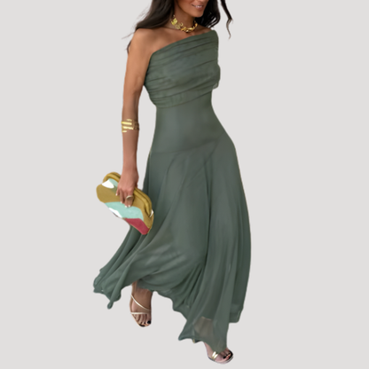Women’s Elegant Off Shoulder Evening Maxi Dress