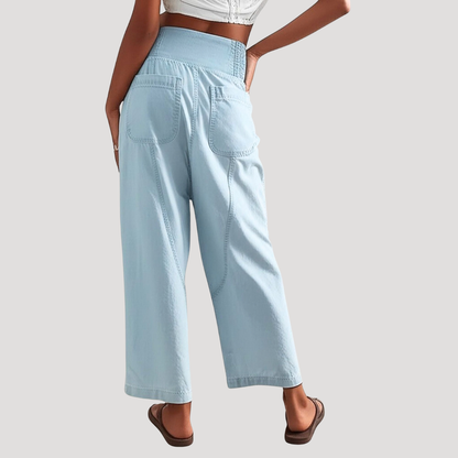 Women’s Wide Leg Denim Trousers