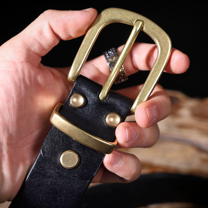 Harlan Full Grain Leather Belt