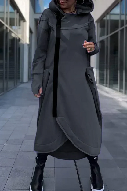 MANA™ | LONG HOODIE WITH ZIP IN LIGHTWEIGHT AND BREATHABLE FABRIC
