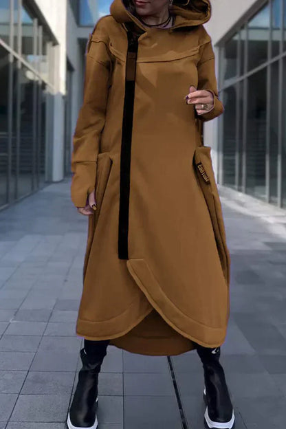 MANA™ | LONG HOODIE WITH ZIP IN LIGHTWEIGHT AND BREATHABLE FABRIC