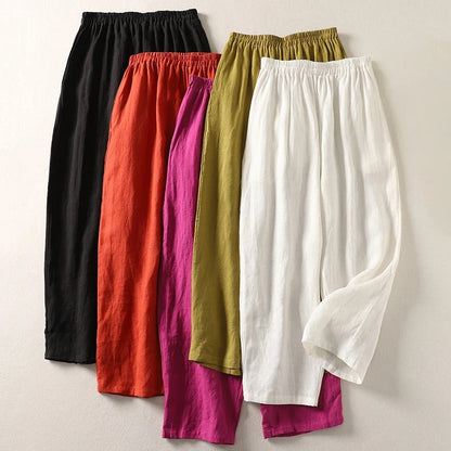 Amandine – Lightweight and Elegant Linen Trousers