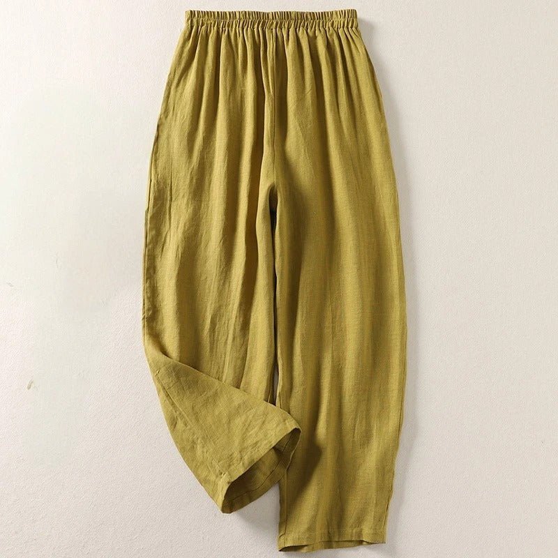 Amandine – Lightweight and Elegant Linen Trousers