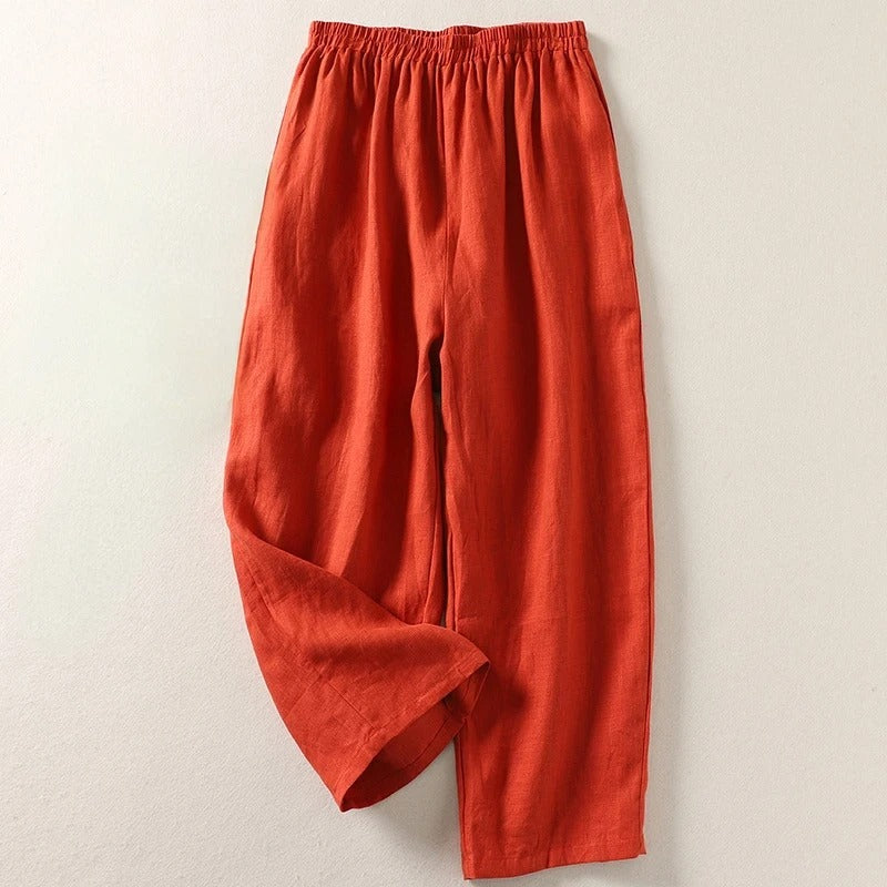 Amandine – Lightweight and Elegant Linen Trousers