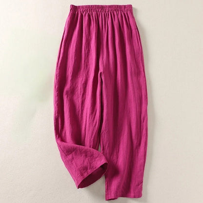 Amandine – Lightweight and Elegant Linen Trousers