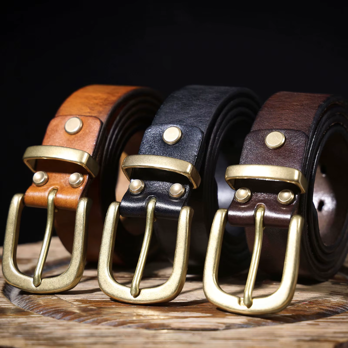 Harlan Full Grain Leather Belt