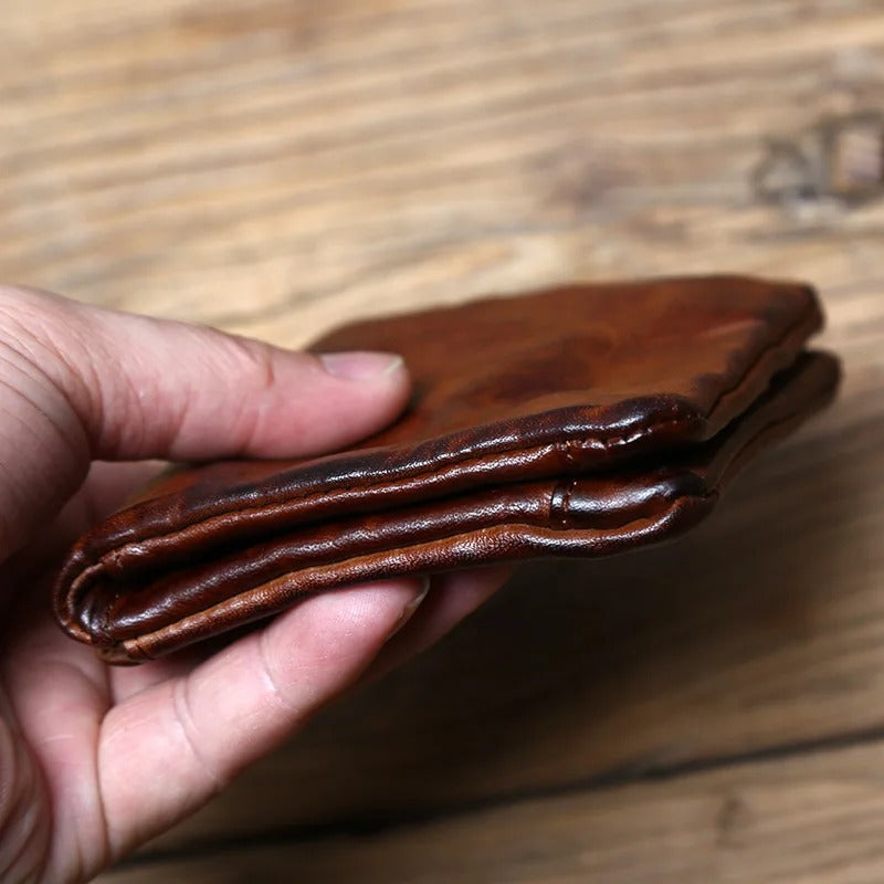 The Full Grain Leather Flintfold Wallet