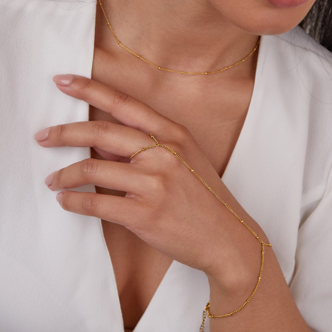 18K Gold / Adjustable (Fits 6-8)