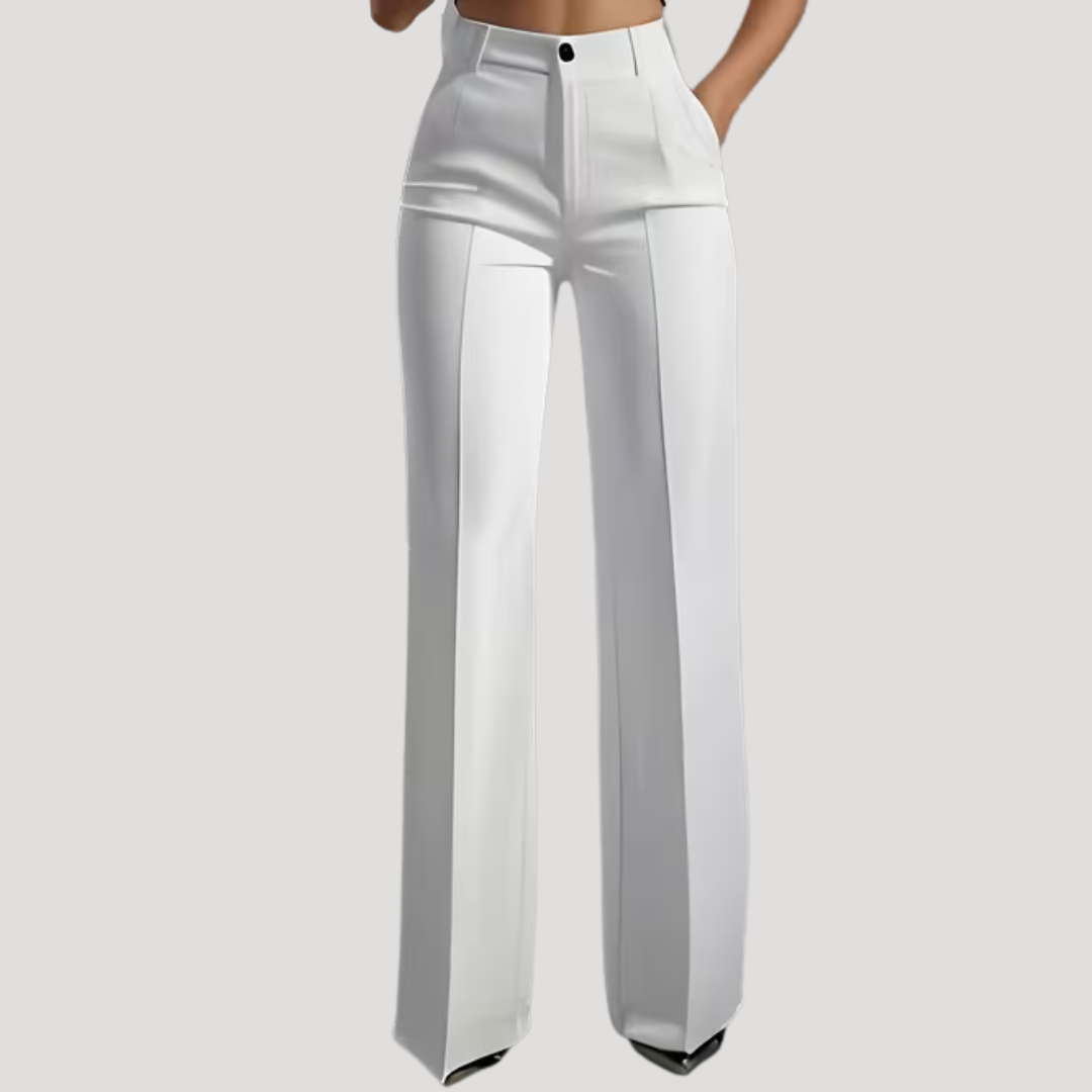 Women’s High Waist Straight Leg Trousers