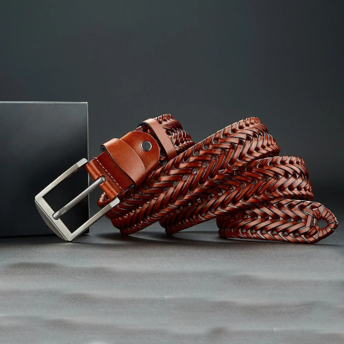 Heritage Woven Leather Belt