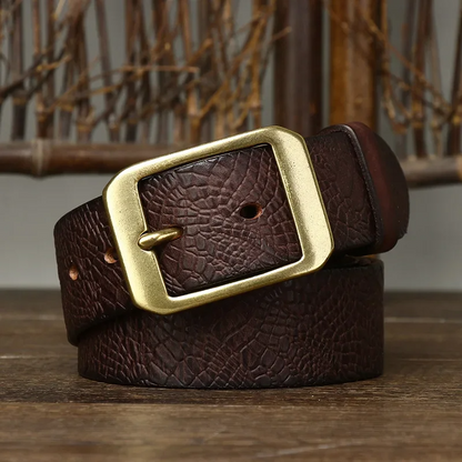 Handmade Artisan Cowhide Leather Belt