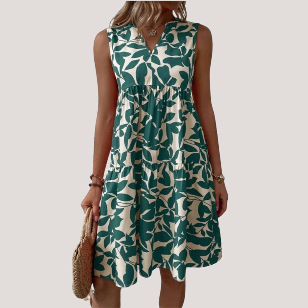 Floral Sleeveless Tiered Dress for Fresh Summer Style