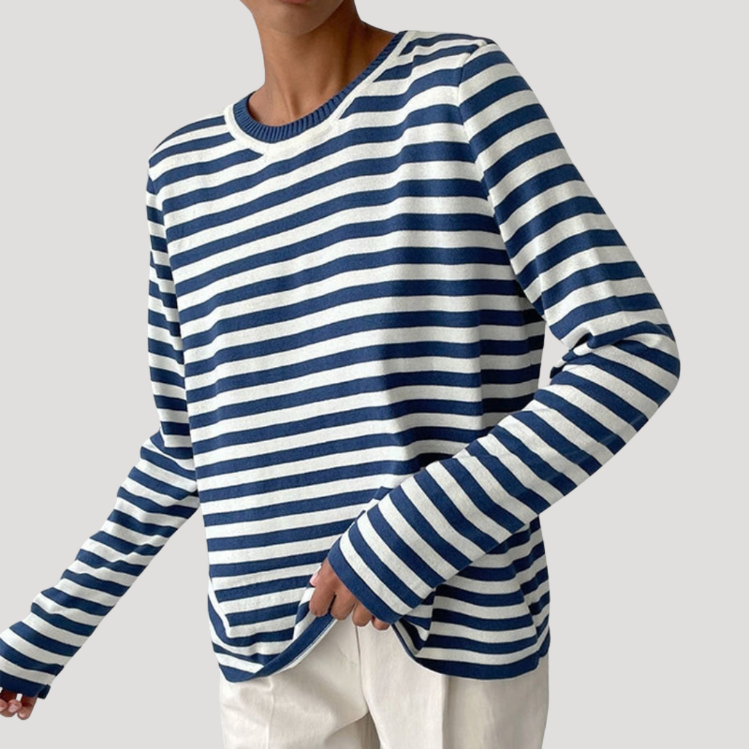 Women’s Striped Long Sleeve Top