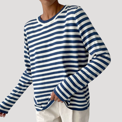 Women’s Striped Long Sleeve Top