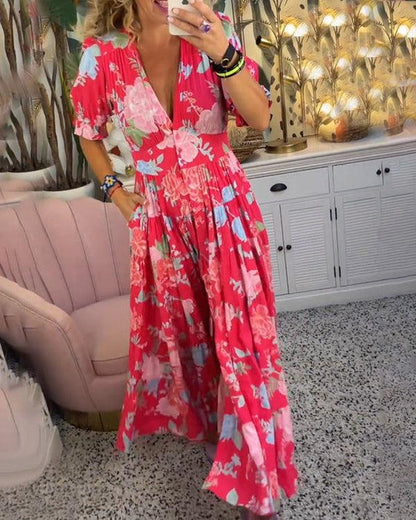 Dionne - Vibrant Floral Dress