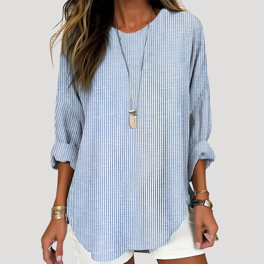 Women’s Casual Summer Striped Tunic Top