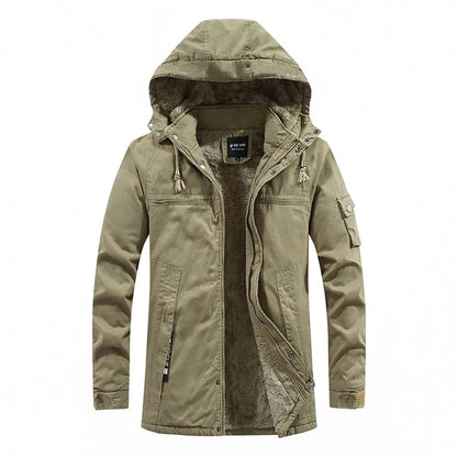 Flavie - Warm Fleece Jacket with Removable Hood