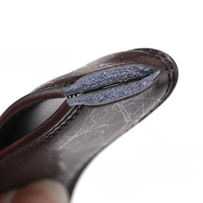 Ashford Gunmetal Cowhide Leather Belt