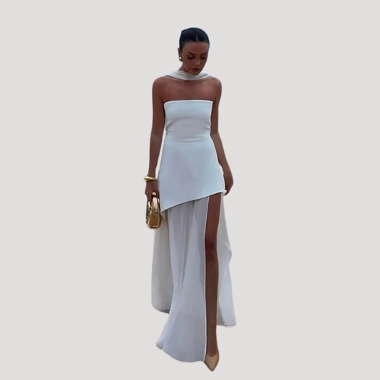 Halter Neck Maxi Dress for Summer Evenings