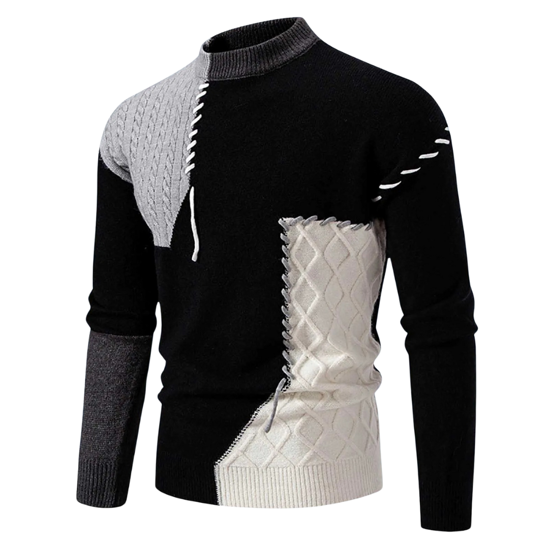 Éric - Elegant High Neck Jumper for Men