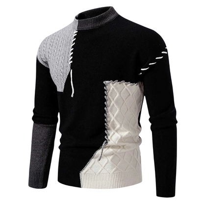 Éric - Elegant High Neck Jumper for Men