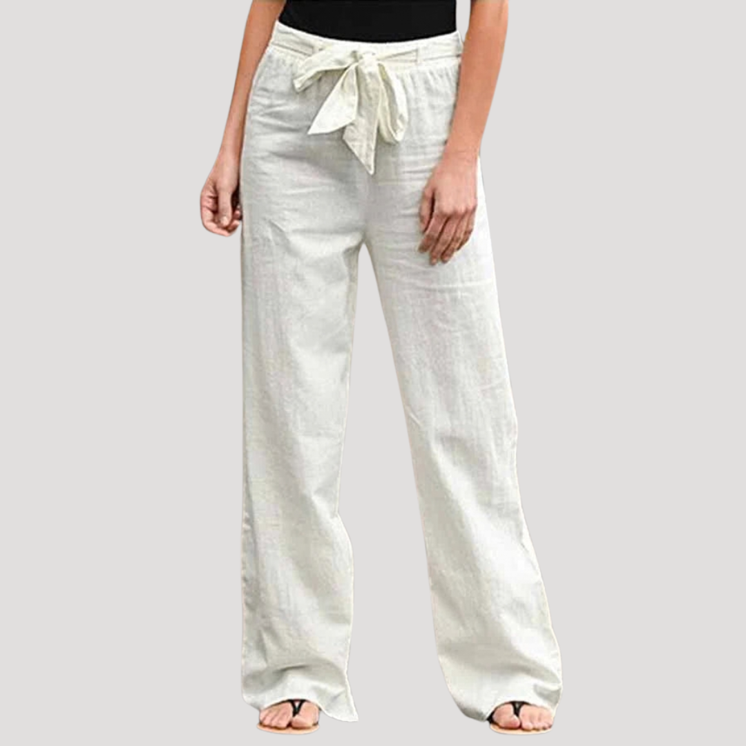 Women’s Effortless Drawstring Straight Leg Trousers