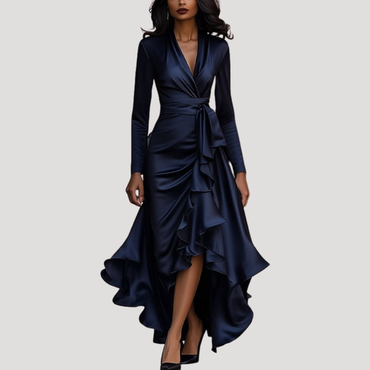 Women’s Elegant Evening Wrap Dress