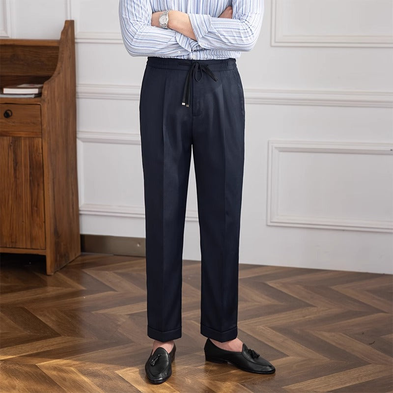 Milano Wool Trousers with Drawstring