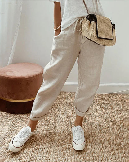 Joceline – Elegant Linen Trousers