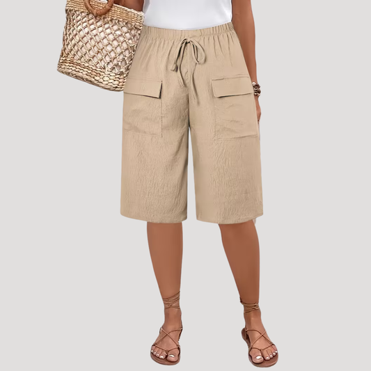 Women’s Bermuda Elasticated Waist Summer Shorts