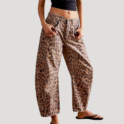Women’s Loose Fit Barrel Leg Jeans