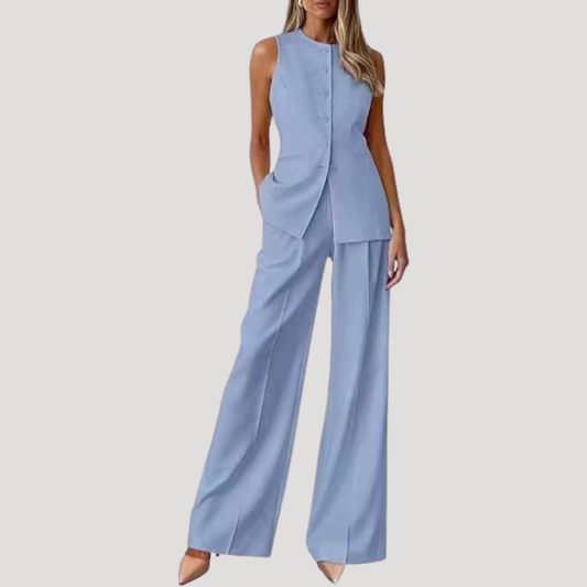 Women’s Elegant Tailored Trouser Smart Suit Set
