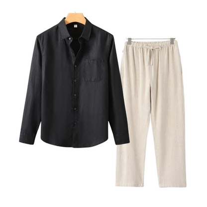 Aulier™ Linen Set (Long Sleeves)