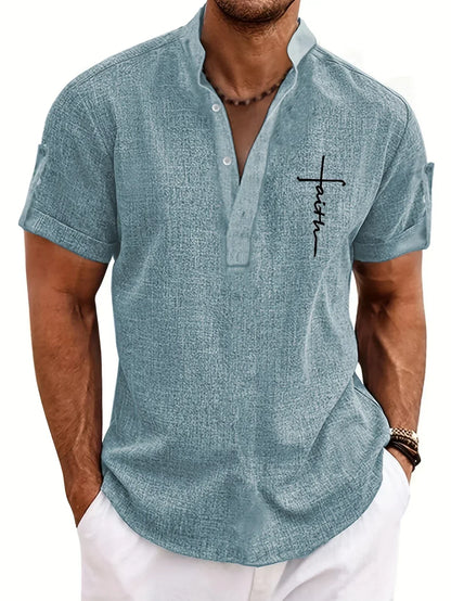 Zalecta | Modern Polo with Stand-Up Collar