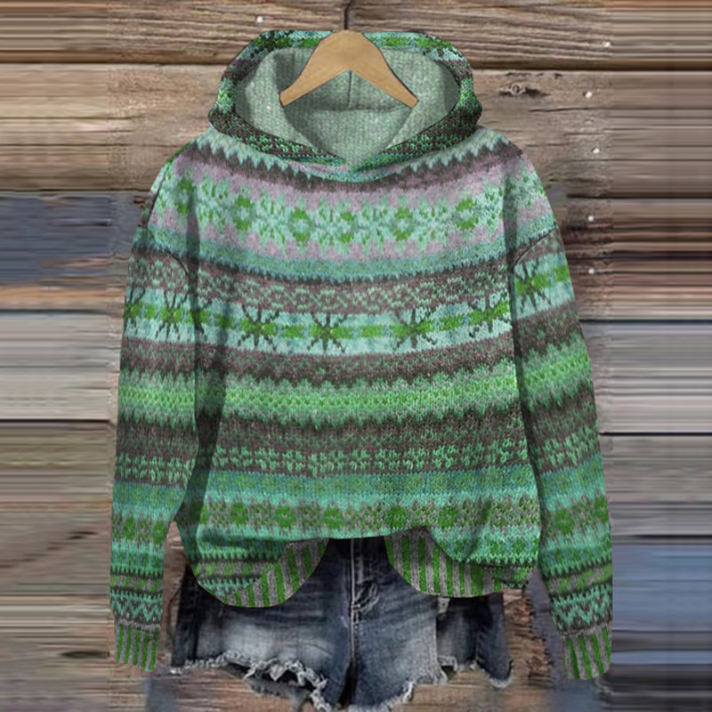 Warm Norwegian Style Hoodie for Women - Avril
