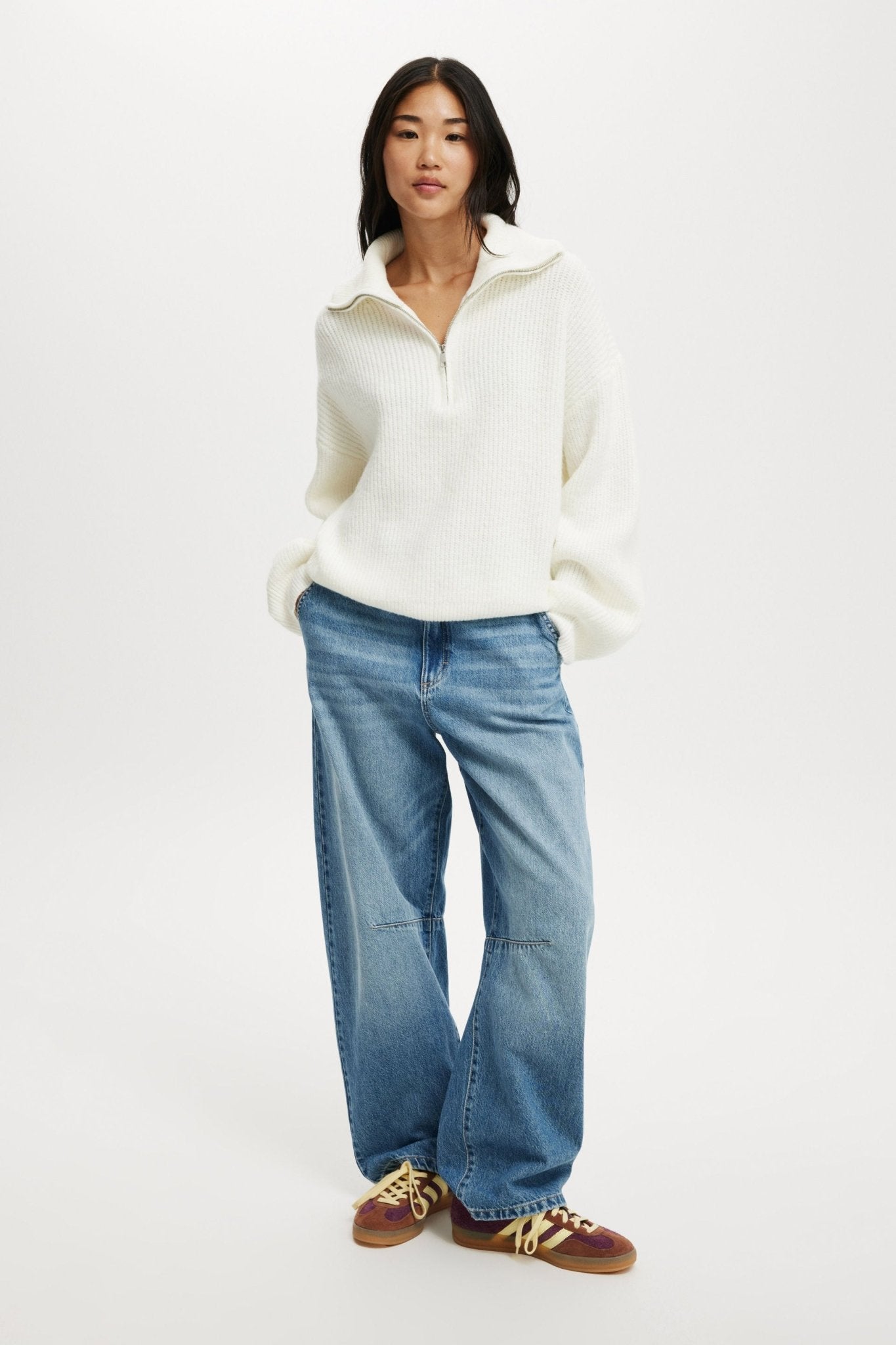 Felicia | Luxe Half Zip Jumper