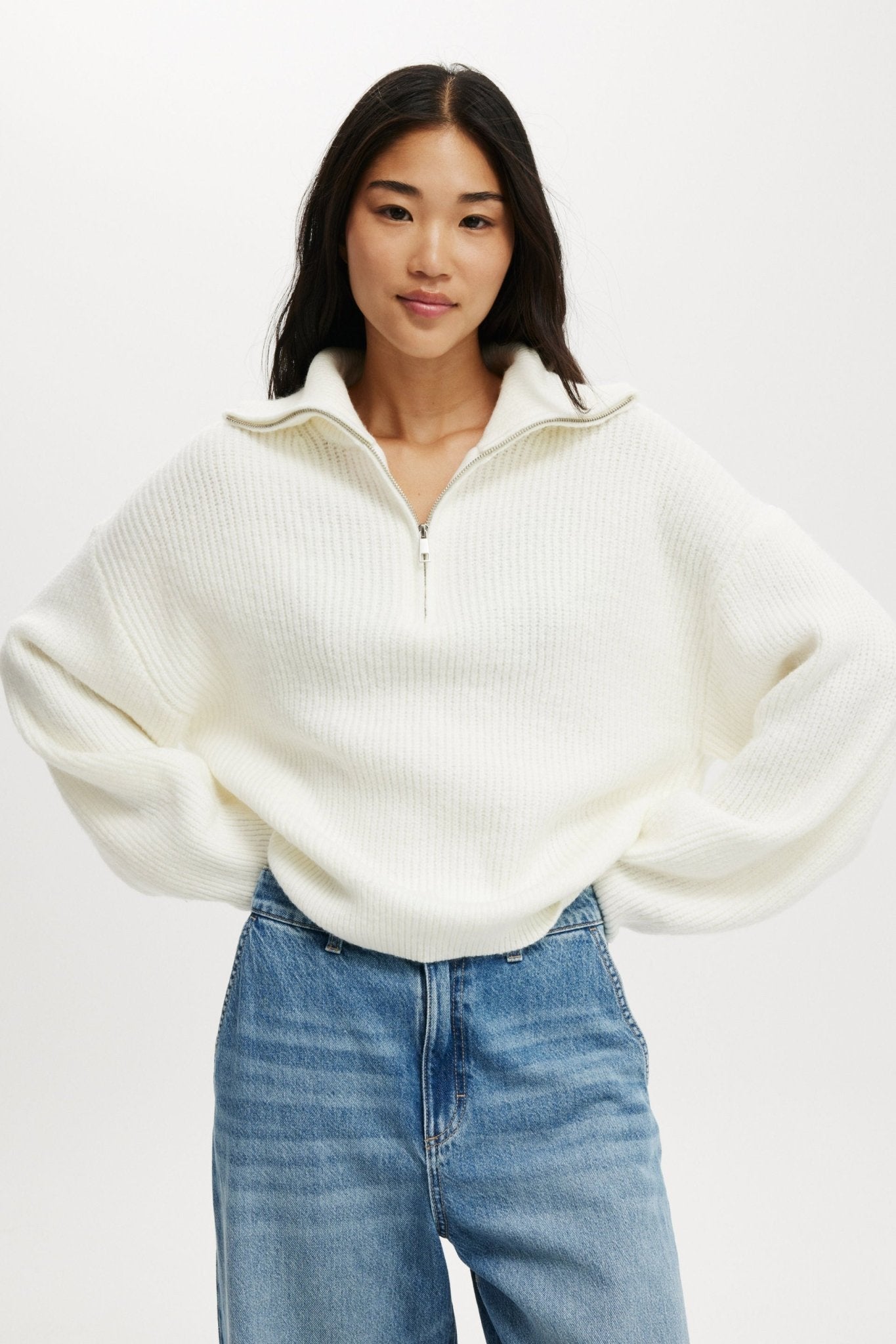 Felicia | Luxe Half Zip Jumper