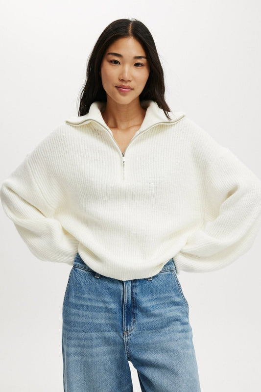 Felicia | Luxe Half Zip Jumper