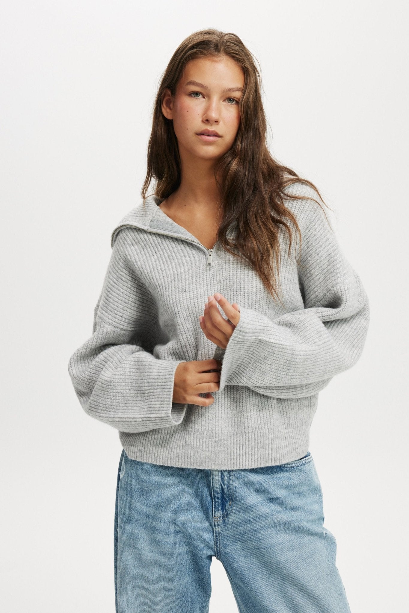 Felicia | Luxe Half Zip Jumper