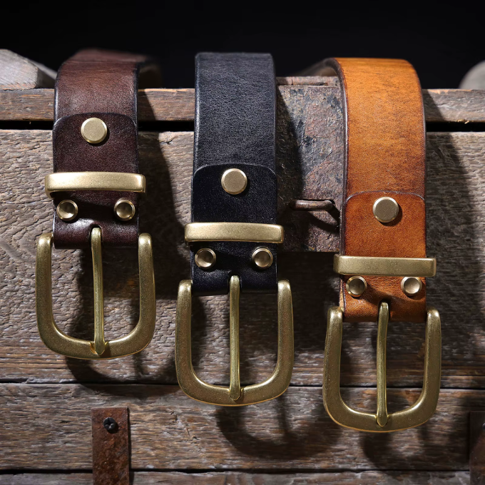 Harlan Full Grain Leather Belt