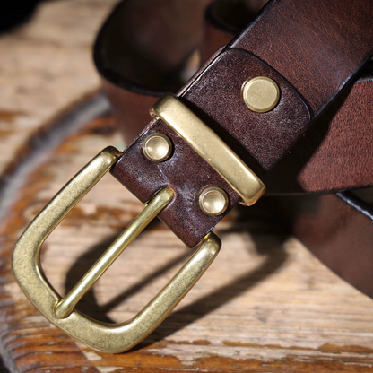 Harlan Full Grain Leather Belt