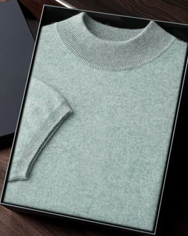 Zalecta | Timeless Mock Neck Shirt