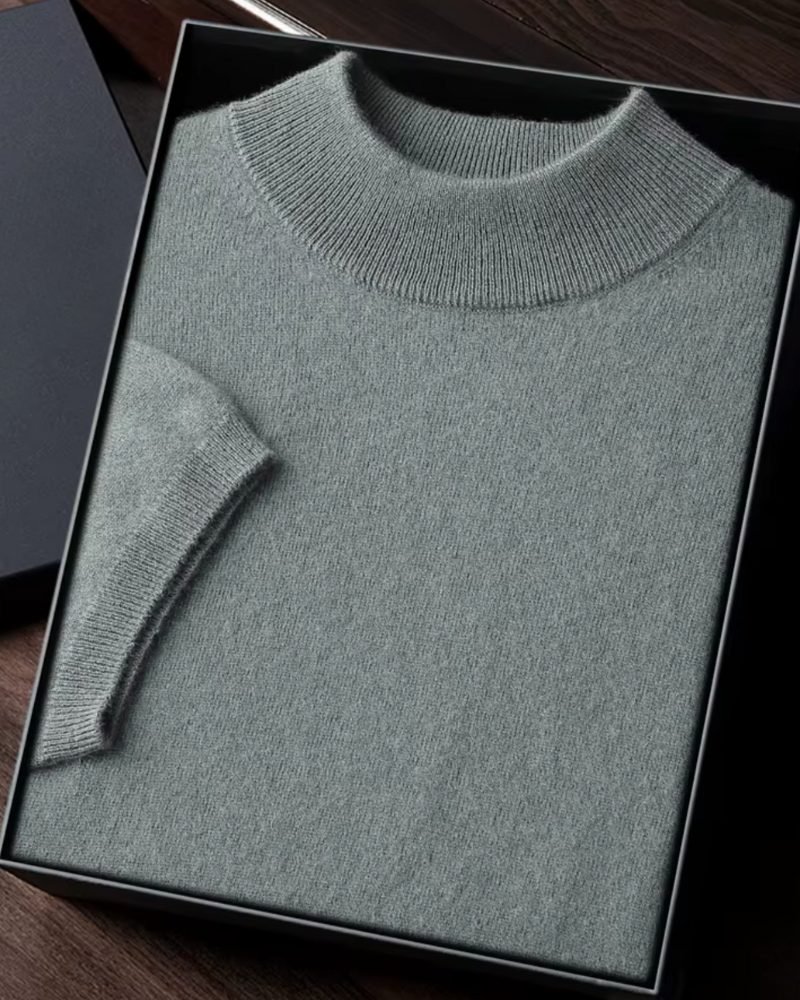 Zalecta | Timeless Mock Neck Shirt