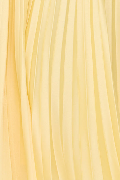 Backless Pleated Maxi Summer Dress